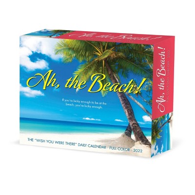 2022 Box Calendar Ah The Beach! - Willow Creek Press