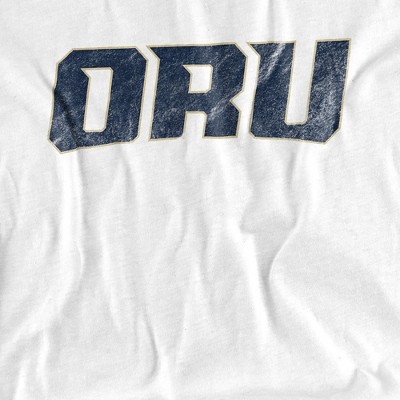 Men's Oral Roberts University Official Distressed Primary Logo T-Shirt Oral Roberts University