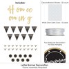 Big Dot of Happiness Hoco Dance - Homecoming Letter Banner Decoration - 36 Banner Cutouts and No-Mess Real Gold Glitter Homecoming Banner Letters - 3 of 4
