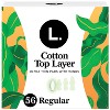 L . Ultra Thin Menstrual Pads - Regular - 56ct - 2 of 4