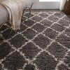 Nourison Luxe Shag Trellis Machine Woven Indoor Rug - image 3 of 4