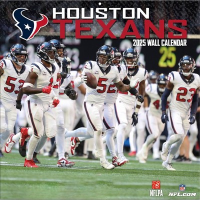NFL Houston Texans 2025 12"x12" Team Wall Calendar