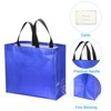 Unique Bargains Reusable Non-Woven Metallic Shiny Finish Gift Goodie Bags 12 Pcs - 4 of 4