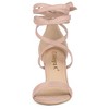 Allegra K Women's Back to College Open Toe Lace Up Chunky High Heels Strappy Sandals - 2 of 4