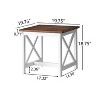 Christopher Knight Home Cassara Outdoor Square Acacia Wood End Table - 4 of 4