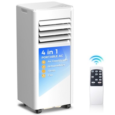 R.W.FLAME 8,000 BTU Portable Air Conditioners with Remote, Portable AC Unit Cools Up to 350 Sq.ft,3 Modes with Fast Cooling, Sleep Mode, 24H Timer