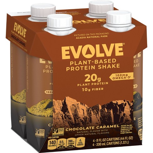 Evolve RTD Protein Shake - Chocolate Caramel - 44 fl oz - image 1 of 4
