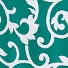 Collections Etc Scroll Printed Pocketed Elasticized Waist Capris - 3 of 3