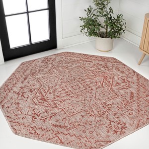 JONATHAN Y Estrella Bohemian Medallion Textured Weave Indoor/Outdoor Area Rug - 1 of 4
