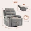 Power Lift Recliner Chair, Electric Recliners for Elderly with Heat and Massage, Stand Assist with Cup Holders, Side Pocket, for Living Room - 2 of 4