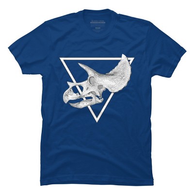 Men's Design By Humans triceratops skull By JuanMedina T-Shirt