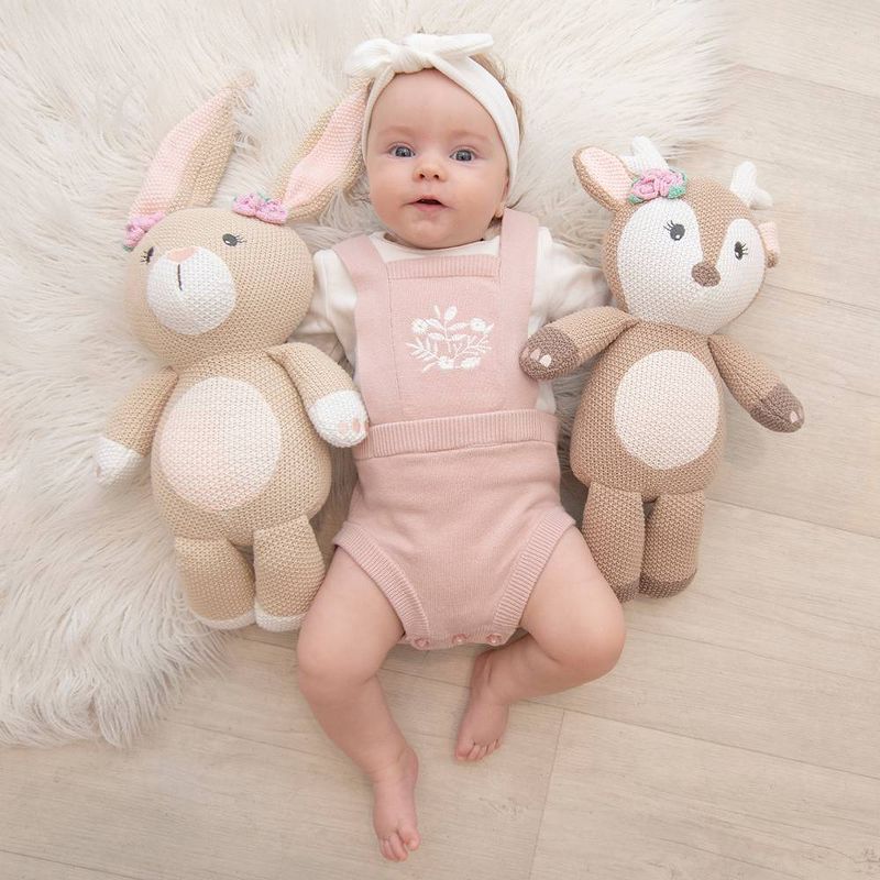 Living Textiles Baby Stuffed Animal - Belle Bunny, 3 of 4