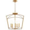 Quorum Lighting Mantle 5 - Light Pendant in  Gold Leaf - 3 of 3