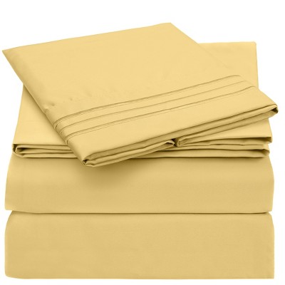 4 Piece Microfiber Sheet Set - Mellanni