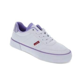 Levi's Kids Maribel Synthetic Leather Casual Lace Up Sneaker Shoe