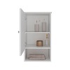Bathbi 28" tall Medicine Cabinet with Two interior Shelves and One open Shelf - 4 of 4