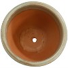 Sunnydaze Chalet Outdoor/Indoor High-Fired Glazed UV- and Frost-Resistant Ceramic Planters with Drainage Holes - 2-Pack - 2 of 4