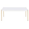 48.5" Rectangle Coffee Table with Metal Legs, Modern and Sleek Design for Living Room - 3 of 4