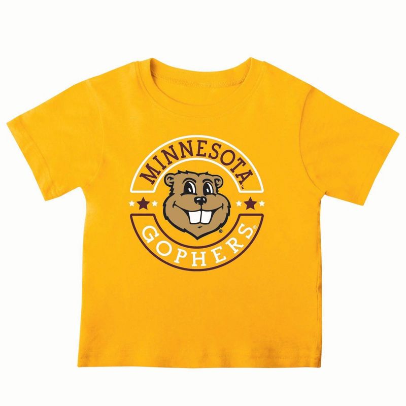 NCAA Minnesota Golden Gophers Toddler Boys&#39; 2pk T-Shirt, 3 of 4