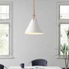 Dewdrop Modern Minimalist Kitchen Island Light 4 Light Cone Shade Downlight Beam Gold Hardware Adds Upscale Look ETL For Dining - 3 of 4