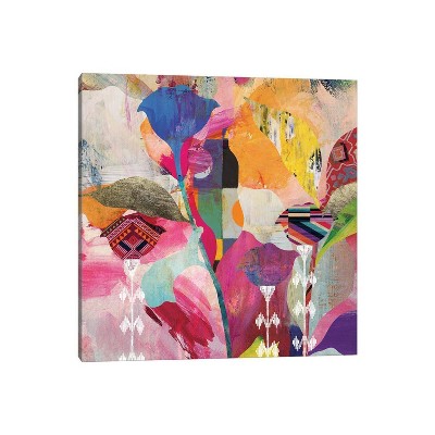 iCanvas Leave Dem Alone Floral by Nikki Chu Canvas Print Wall Art