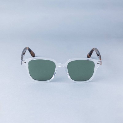 Men's Two-Tone Crystal Square Sunglasses - Goodfellow & Co™ Clear