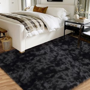 Luxury Shag Area Rugs for Living Room Bedroom Non-Slip Fluffy Soft Shaggy Rug Carpet Indoor Plush 8x10 Rug for Kids Play Room Nursery Home Dorm Decor - 1 of 4