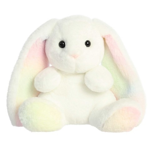 Aurora Spring 9 Rainbow Bunny White Stuffed Animal : Target