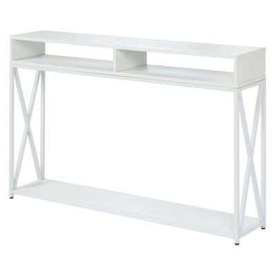 white console table target