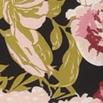 black pink-floral