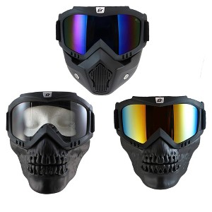3 Pairs of Birdz Eyewear Skullbird Safety Goggles - 1 of 4