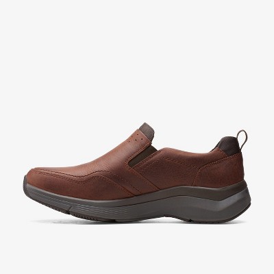Clarks Mens Wave 2.0 Edge Brown Oily Sneakers 9 Medium — фото 2
