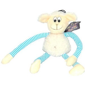 Multipet Pull My Leg 15-Inch Plush Dog Toy with moving arms and legs and squeakers, Sheep - 1 of 1