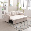 NicBex L-Shaped Chenille Reversible Sleeper Sectional Sofa with Storage Chaise for Living Room,Apartment,Office - 3 of 4