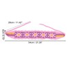 Unique Bargains Women's Cute Hollow Lace Up Knitted Crochet Headwrap 21.26"x3.15" Pink 1 Pc - 3 of 4