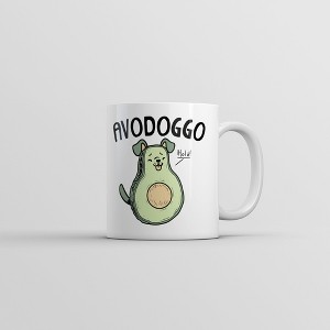 Crazy Dog T-Shirts Avodoggo Mug Funny Cute Puppy Graphic Coffee Cup-11oz - 1 of 4