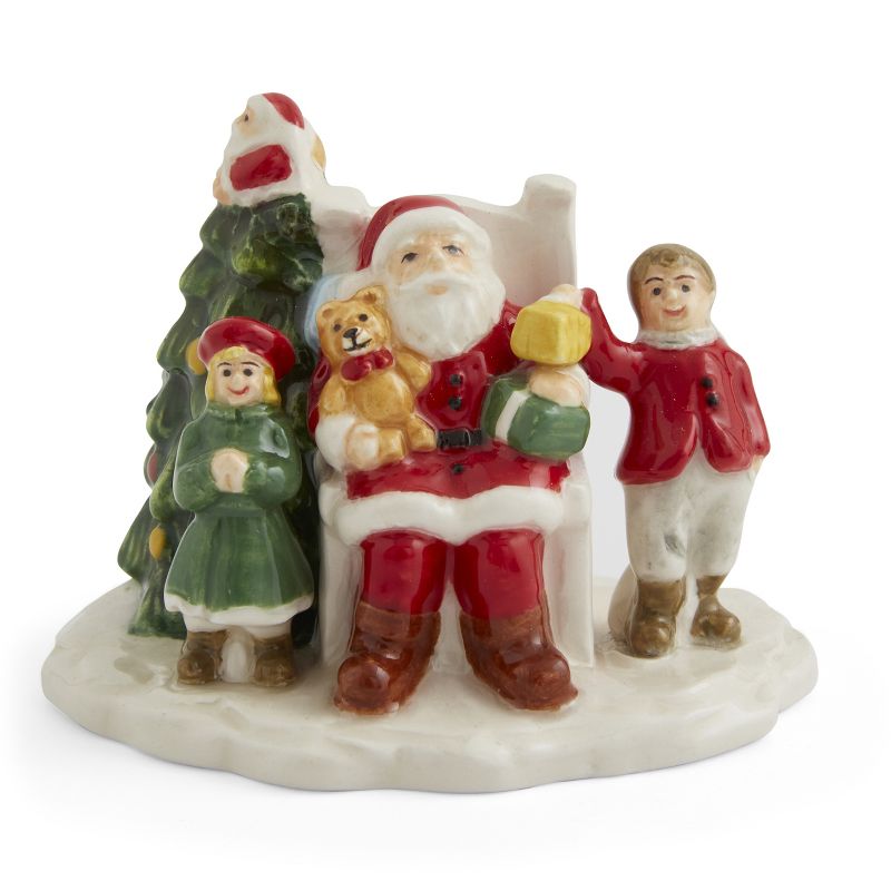 Spode Christmas Tree LED Village Santa With Children, 2.5 x 2 Inch, 1 of 5