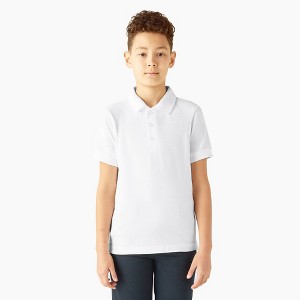 Dickies Kids' Piqué Short Sleeve Polo, 4-20 - 1 of 4