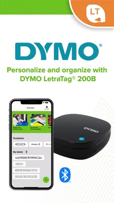 Dymo Letratag 200b Bluetooth Label Maker Black With 2pk Assorted Label  Tapes : Target