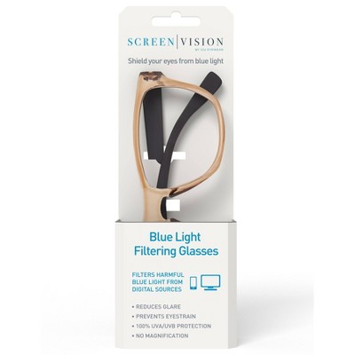 ICU Eyewear Screen Vision - Large Oval Taupe