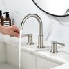 CLIHOME 8 in. Widespread Double-Handle Bathroom Sink Faucet With 360° Rotatable Spout - 2 of 4