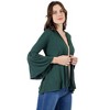 Womens Bell Sleeve Flared Open Front Cardigan - 24seven Comfort Apparel™ - 2 of 4