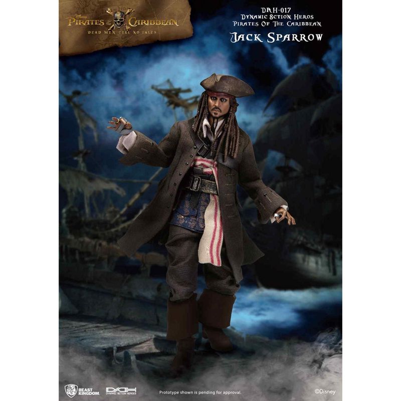 Disney Pirates of the Caribbean: Cap Jack Sparrow (Dynamic 8ction Hero), 3 of 8