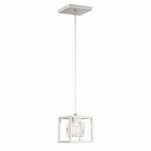 George Kovacs Lighting San Marin 1 - Light Pendant in  Brushed Nickel - 1 of 1