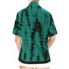 LA LEELA Women's Summer Casual Beach Hawaiian Short Sleeve Dressy Blouses Button Down Dress Tops Tee Shirts T Shirts for Women - 2 of 4