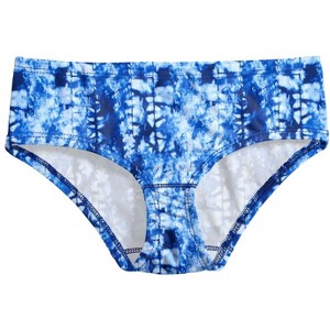 City Threads USA-Made UPF 50+ Printed Girls Swim Briefs - 1 of 4