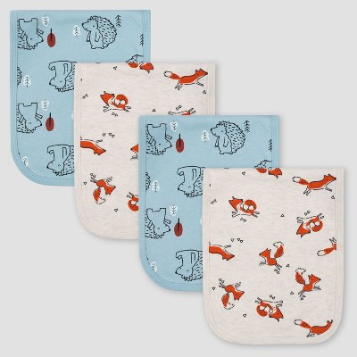 gerber white burp cloths