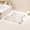 Attop Acrylic Perfume Tray Bathroom Vanity Tray Small Decorative Tray Dressing Table Perfume Storage Tray - 4 of 4