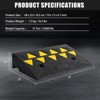 Rubber Curb Ramp, Rise Height Sidewalk Curb Ramp,Driveway Ramp or Forklifts, Trucks, Buses, Cars, Wheelchairs, Bikes - 3 of 4