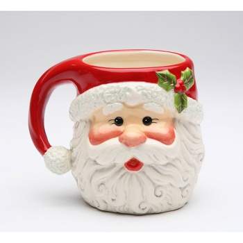 Kevins Gift Shoppe Ceramic Christmas Santa Claus Coffee Mug